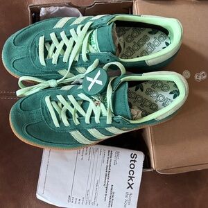 Adidas Handball Spezial Collegiate Green Sneakers (Size 6)